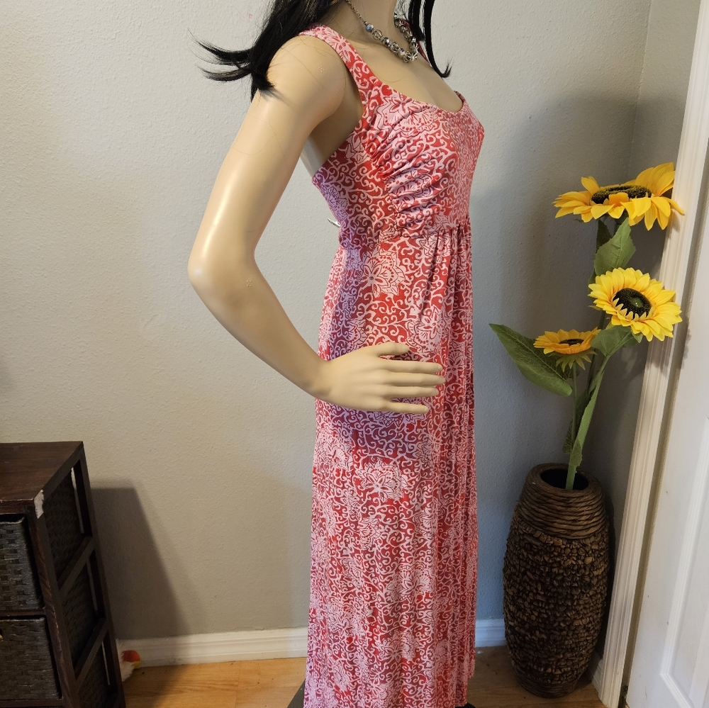 Fresh Produce Women's Maxi Dress Sleeveless Magenta Pink SIZE M.